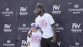 Buffalo Bills RB James Cook inspiring young athletes at youth football camp - YouTube