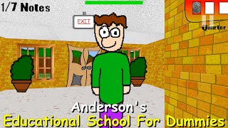 Andersons Educational School For Dummies - Baldis Basics Mod