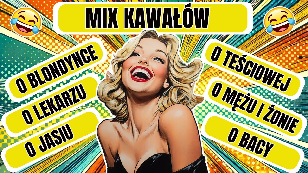 1 GODZINA kawałów 🤣 Najlepszy mix kawałów 😂 Składanka kawałów na poprawę humoru 😂 Mix żartów 😂🤣