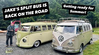 JAKE'S 1959 SPLIT WINDOW BUS IS ON THE ROAD!
