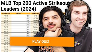 Can we name the Top 200 Active strikeout leaders in the MLB?