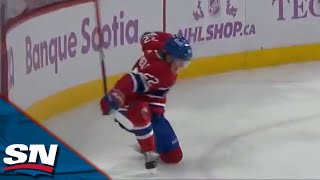 Canadiens' Empty-Net Barrage Pays Off as Caufield Ties it With Two Seconds Remaining