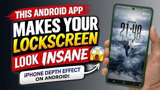 This Android App Makes Your Lockscreen Look INSANE 🤯 iPhone Style Depth Effect on Android! screenshot 5