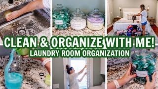 *NEW! CLEAN & ORGANIZE WITH ME | LAUNDRY ROOM ORGANIZATION | EXTREME CLEANING MOTIVATION!