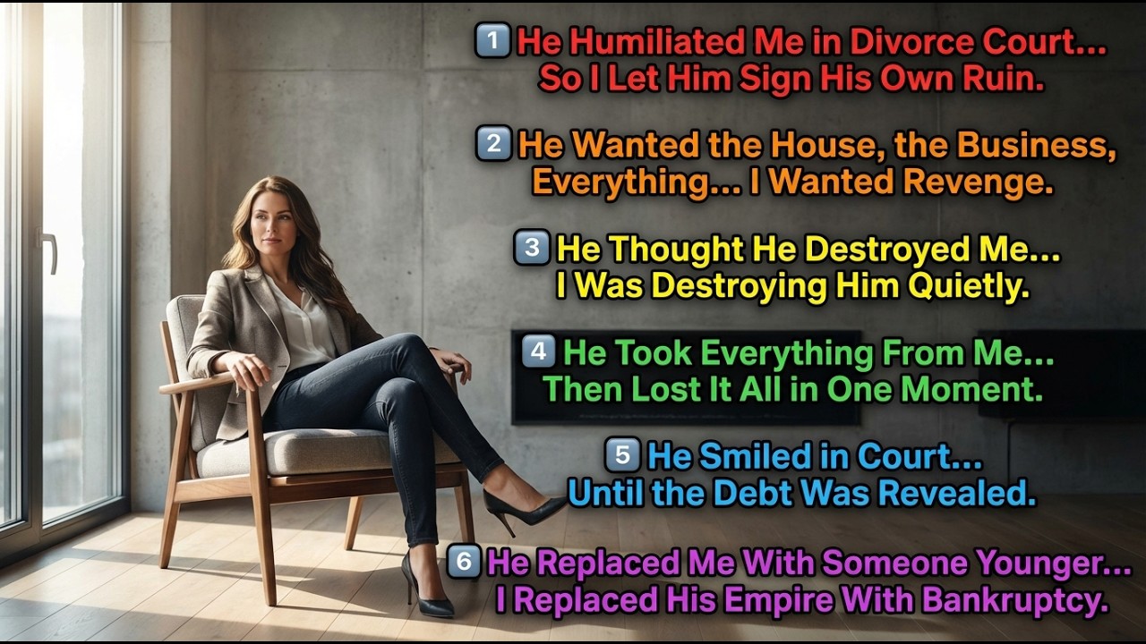 He Replaced Me With a Younger Woman — Then Signed His Own Financial Ruin