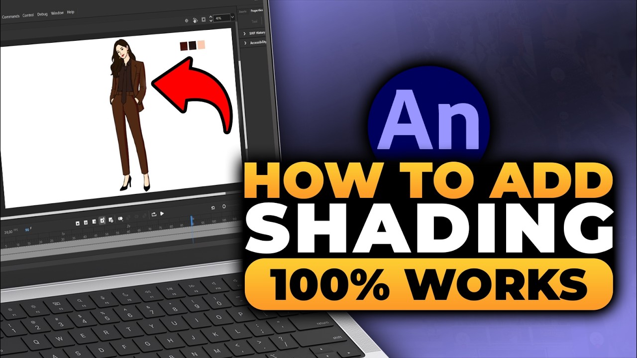 How To Add Shading in Adobe Animate (𝟮𝟬𝟮𝟲) | 100% WORKS | NO Yapping ...