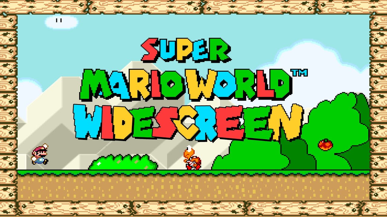 You can now play Super Mario World on modern display resolution
