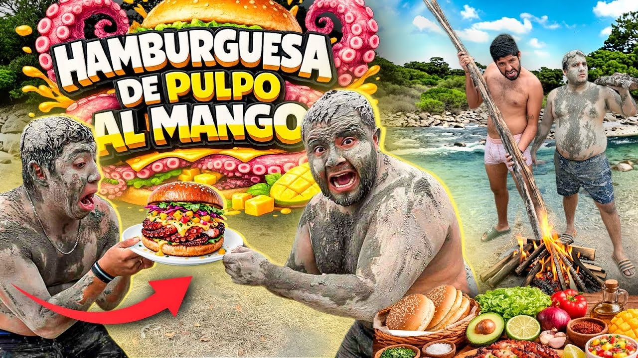 🔥PREPARAMOS HAMBURGUESAS DE PULPÓ A LA MANGO CON EL CREW🔥