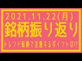 【株式市場の振り返り#304】2021年11月22日(月)~転換タイミングのポイントは!!?