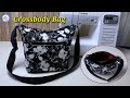 How to Make a Simple Shoulder Bag | Diy Crossbody Bag with Zipper | Women Bag Tutorial