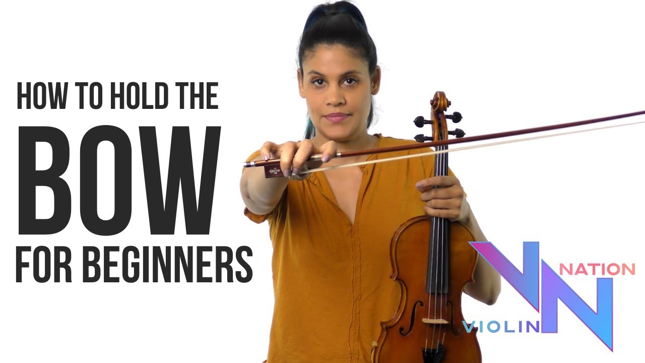 Practicing the bow hold for violinists - YouTube
