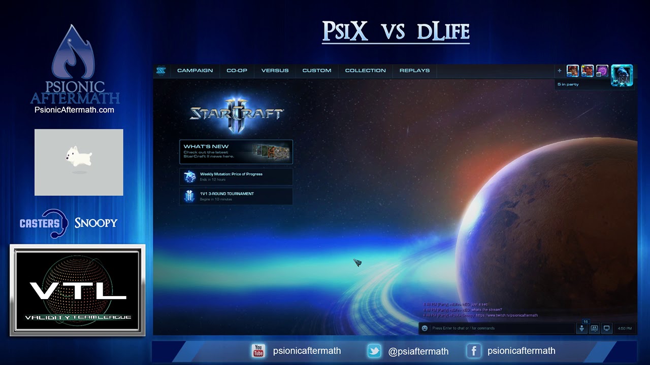 PsiX vs dLife [Validity Team League] Playoffs Quarterfinals