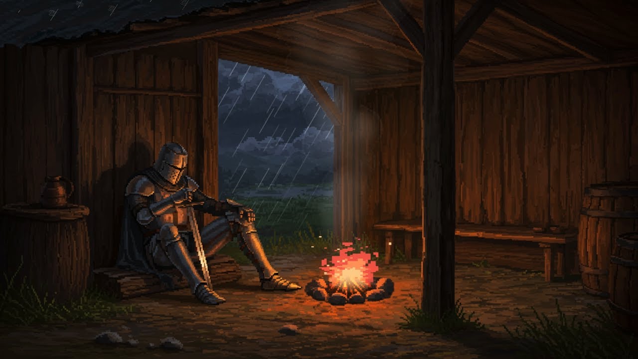 The rain brings peace... You can rest now