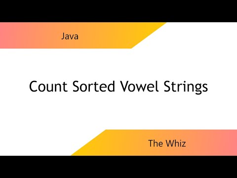 Count Sorted Vowel Strings