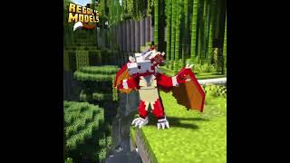 Fluffly Dragon Minecraft CPM Commission