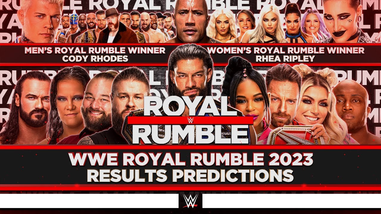 WWE Royal Rumble 2023 Results Predictions YouTube