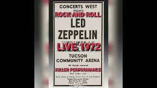Led Zeppelin - Rock And Roll, Live in Tucson 72 (Killer performance)