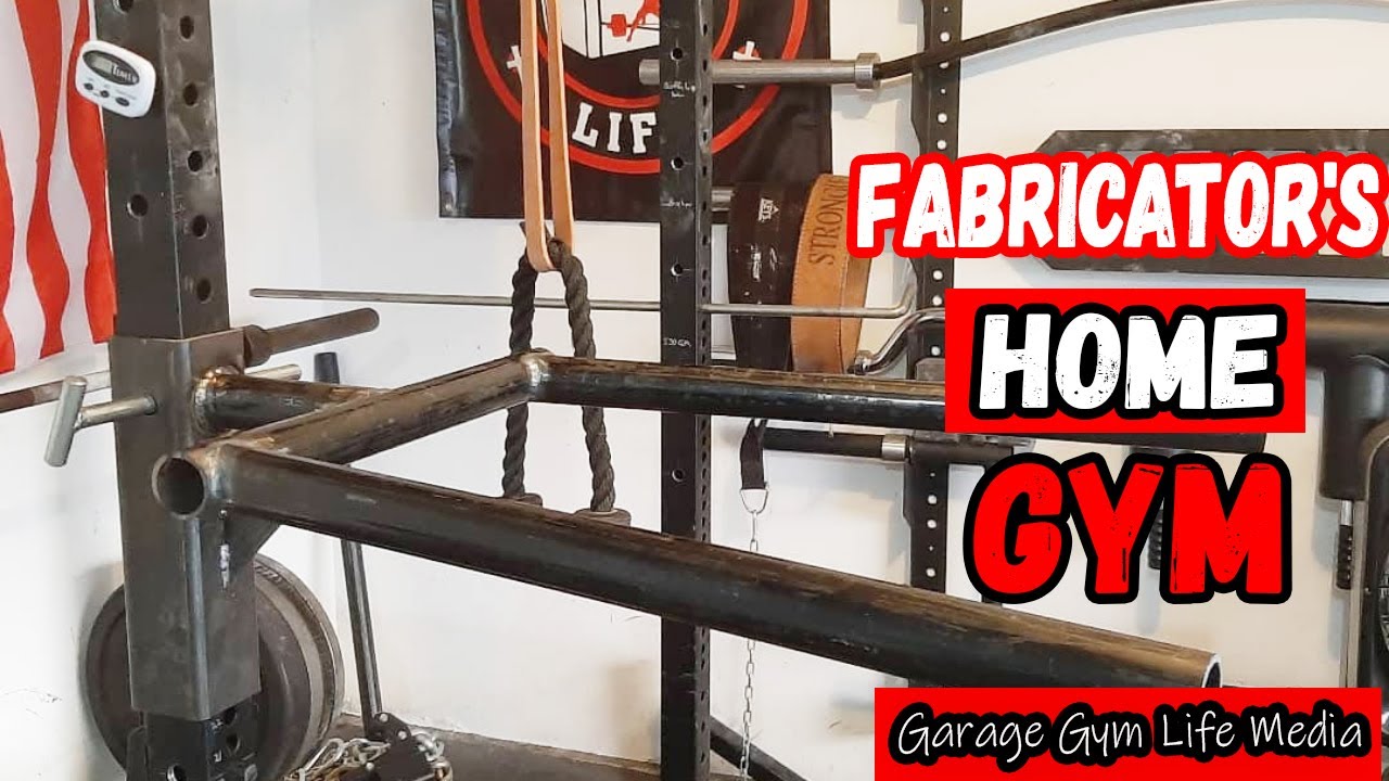 Metal Fabricator Home Gym Tour full walkthrough Garage Gym Life