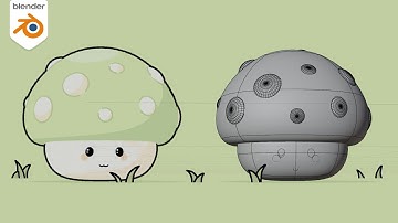 Create this 3D Mushroom in 30