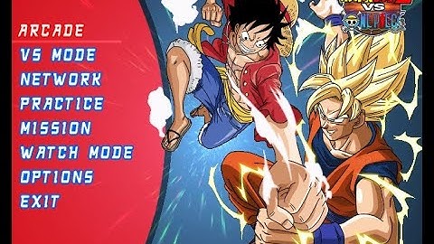 Dragon Ball Z vs Onepiece Ikemen Go unofficial build.