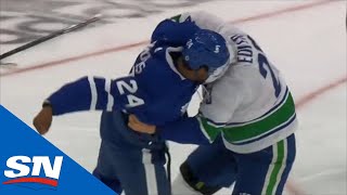 Wayne Simmonds Makes Alex Edler Answer The Bell | NHL Fights Of The Week