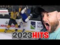 REACTING TO NHL BIGGEST HITS IN 2023...