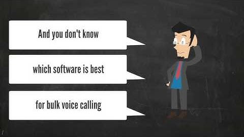Bulk voice broadcasting software