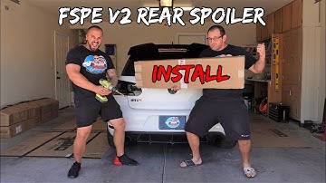 VW MK6 GTI FSPE Rear Spoiler Install / Was it Worth it?