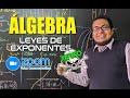 ÁLGEBRA - Leyes de exponentes [ZOOM]