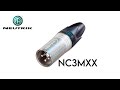 Кабельный разьем NEUTURIK NC3MXX-D 3-pin XLR-M