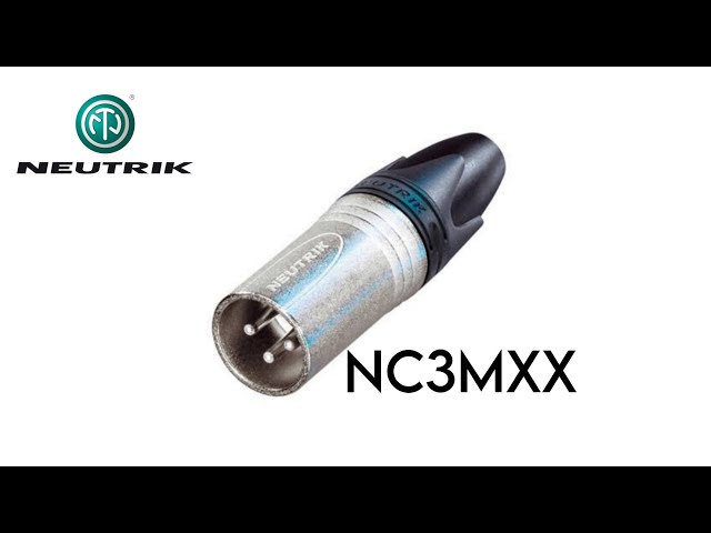 Кабельный разьем NEUTURIK NC3MXX-D 3-pin XLR-M