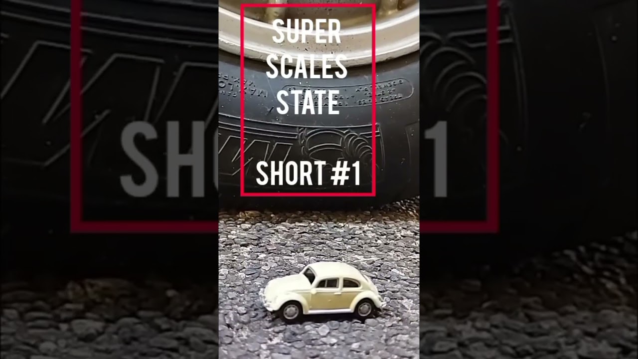 High Speed, 1 : 87 scale 1967 VW Beetle, Super Scales State.