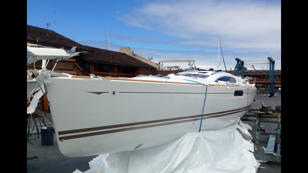 Jeanneau 50 Deck Salon New Commissioning & Hull Design Video By: Ian Van Tuyl