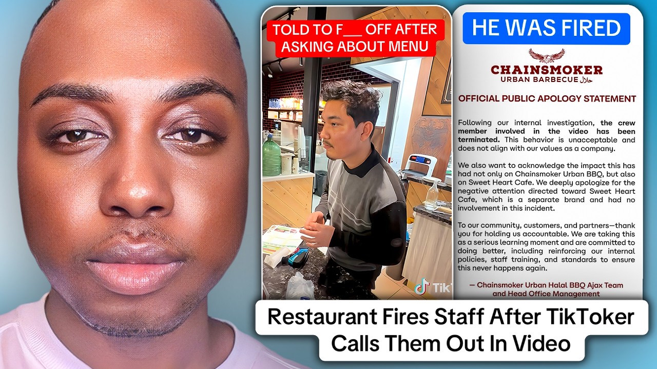 Restaurant Fires Staff After TikToker Calls Them Out in Video