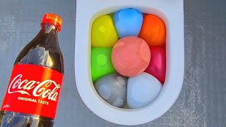 will it flush water balloons and coca cola test