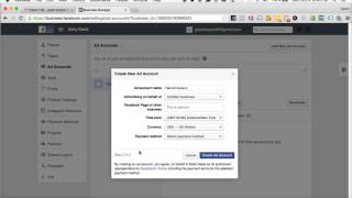 How To: Create a Facebook Advertising Account In Facebook Business Manager