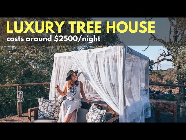 YOU WON'T BELIEVE THIS - EXCLUSIVE LUXURY TREEHOUSE IN KRUGER NATIONAL PARK