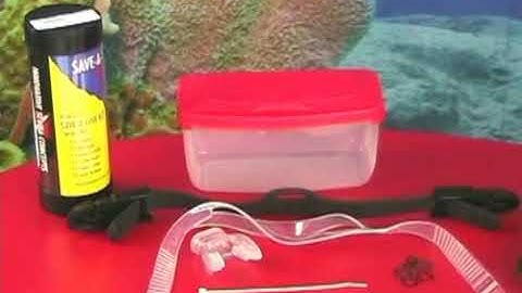 Handy Items to Include in a Save-a-Dive Kit Instructional Video