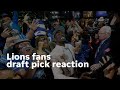 Terrion arnold pick cheered by fans at nfl draft caleb williams booed by lions fans draft reaction