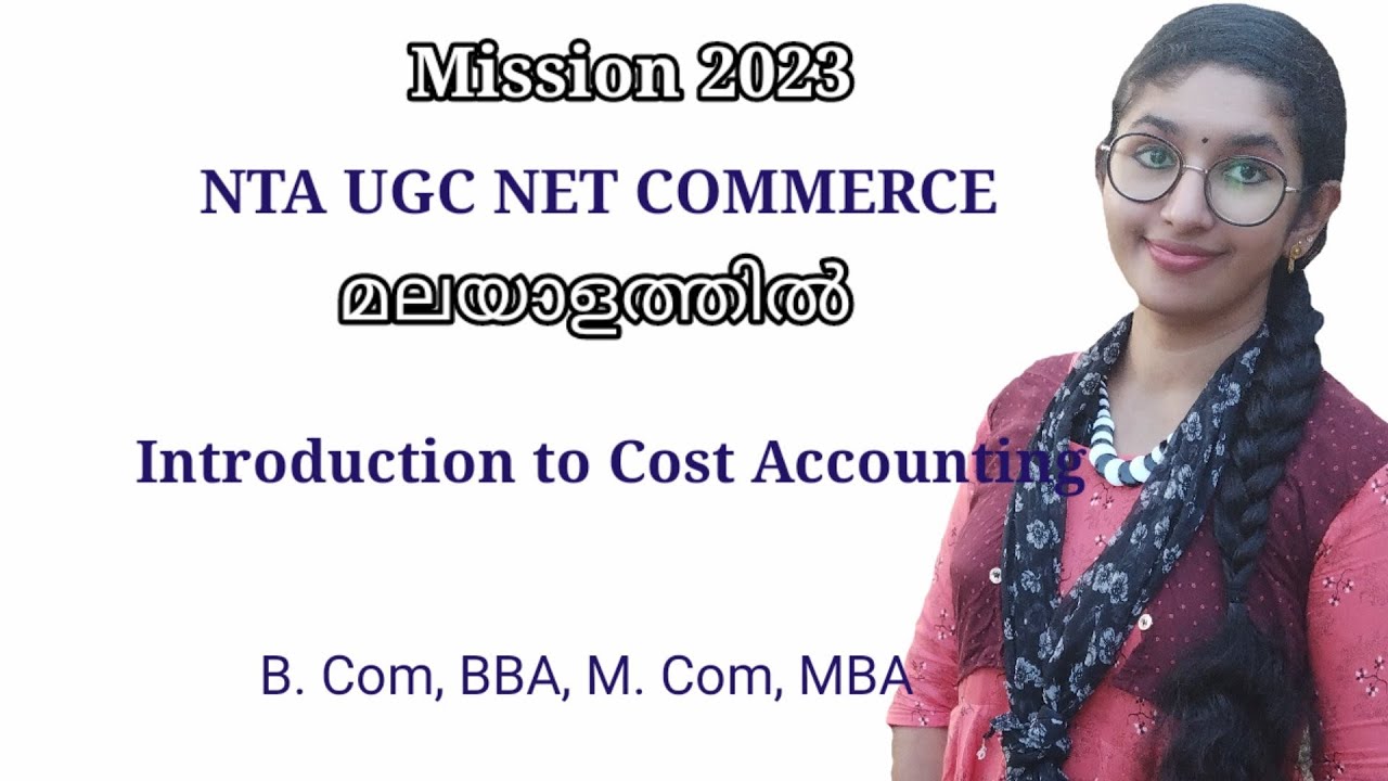 Introduction to Cost Accounting //NTA UGC Net Commerce classes in