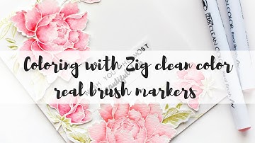 Zig clean color real brush marker tips and techniques