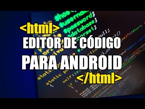 Editor de código (EDITOR HTML) para Android