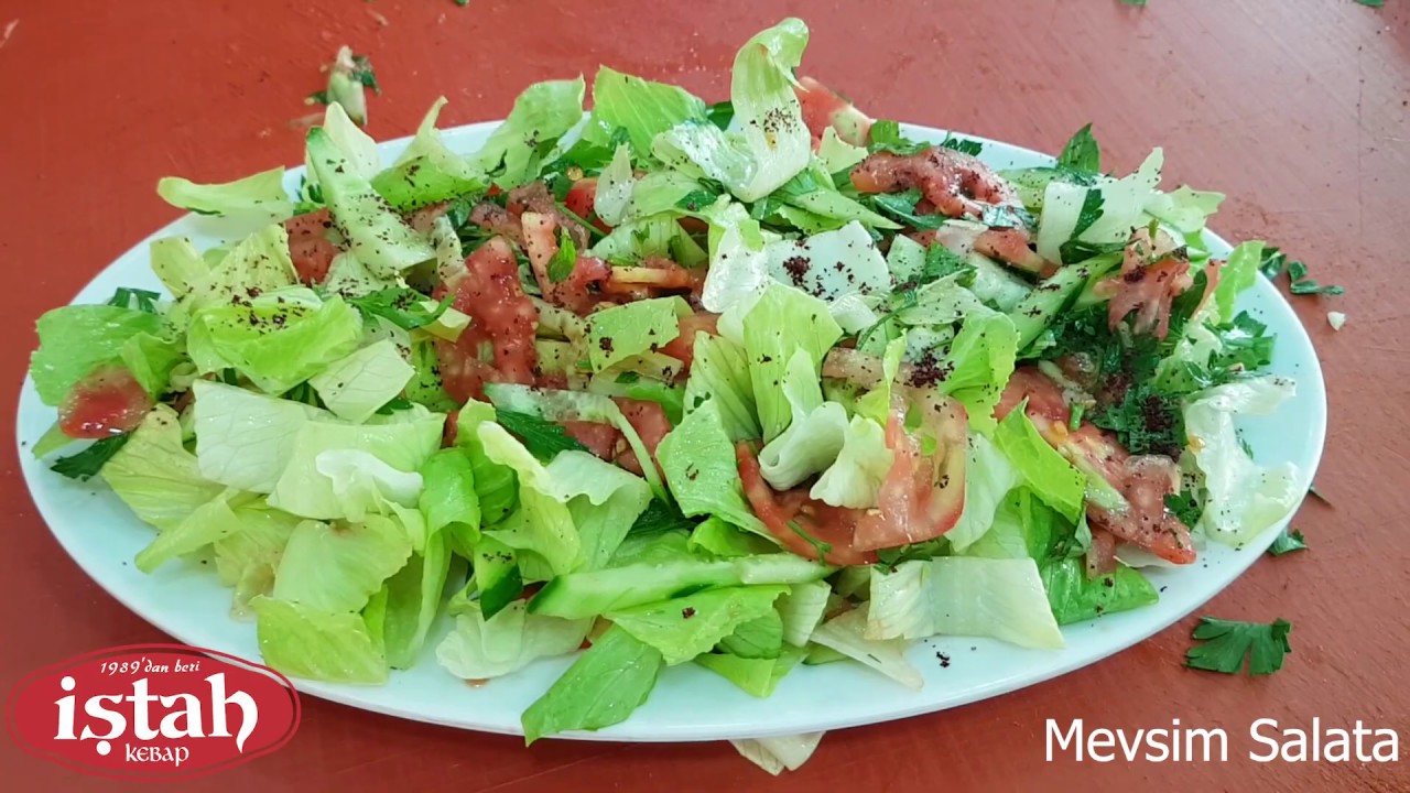 EŞİ BENZERİ OLMAYAN MEVSİM SALATASI NASIL YAPILIR ? İŞTAH KEBAP SALATA ÇEŞİTLERİ