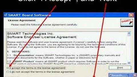 Downloading, Installing SMART Board software