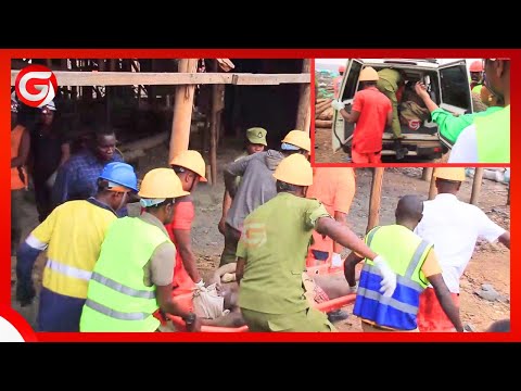 AJALI MGODINI SHINYANGA WATU 25 WAFUKIWA CHINI Ya KIFUSI WATATU WAPATIKANA HAI