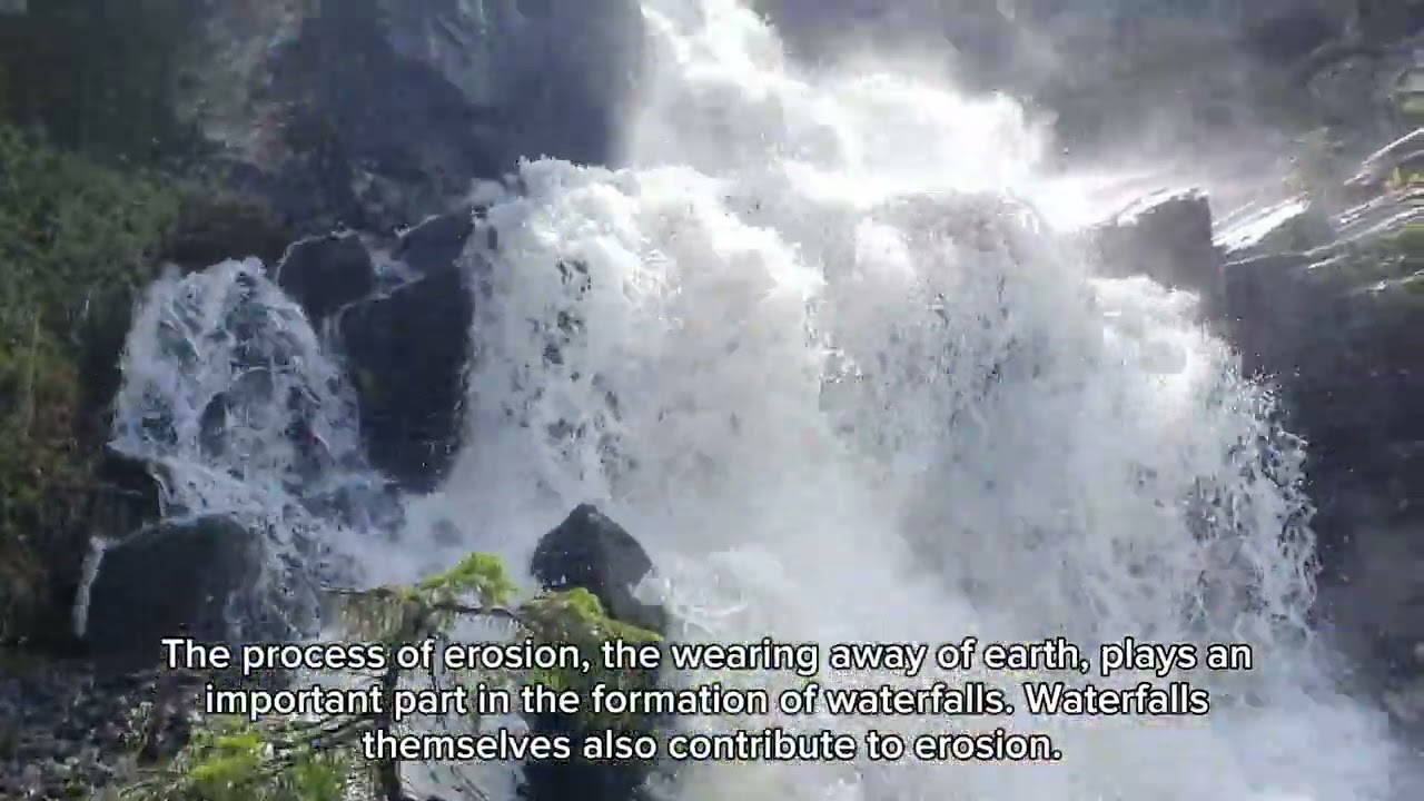 Waterfall in Norway/Sweden (Brudslöjan, Storlien)