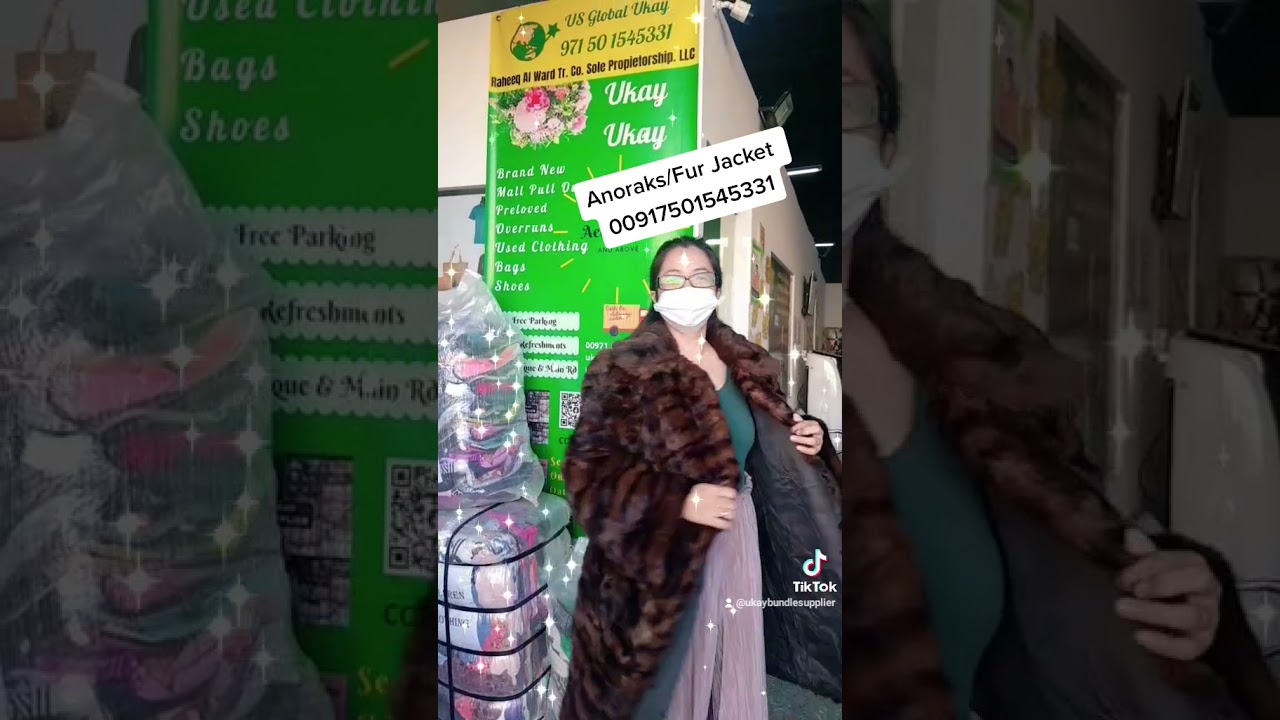 Fur coat and bubble jacket