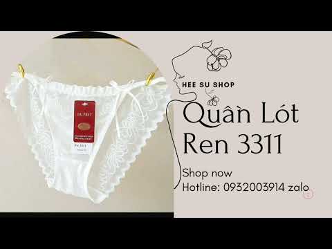 Video Quần lót ren bướm 2 dây đính nơ siêu mỏng gợi cảm mã... - youtube