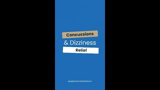 Concussions & Dizziness Relief #shorts