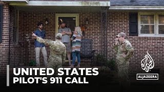 Queda de aviao militar dos EUA chamada de emergencia do piloto e revelada